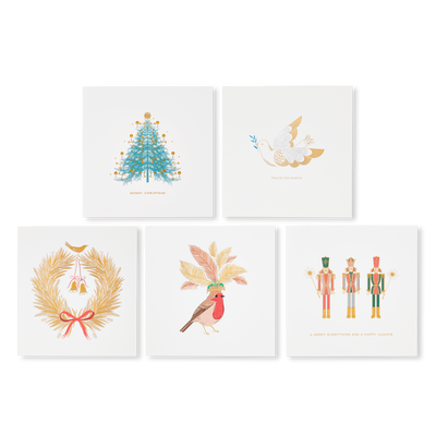 Assorted Festive Greeting Card Set