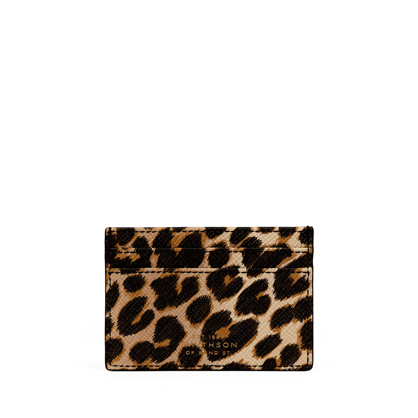 Flat Card Holder in Panama Leopard