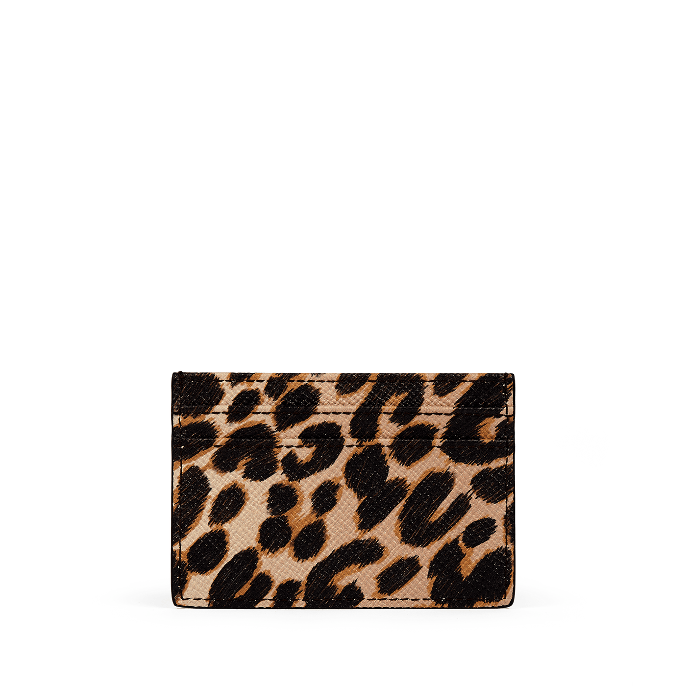 Flat Card Holder in Panama Leopard