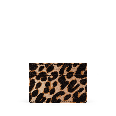 Flat Card Holder in Panama Leopard