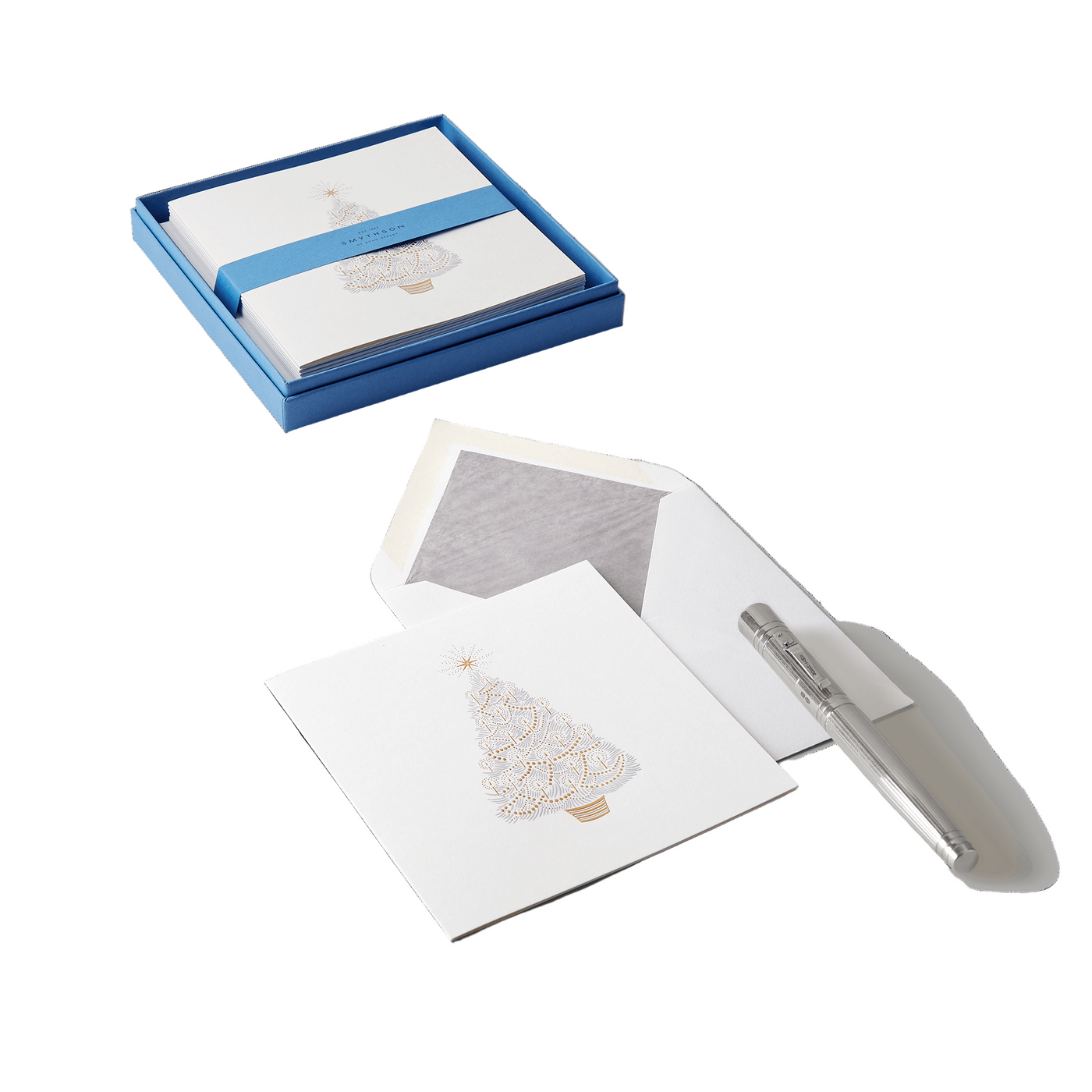 Metallic Christmas Card Set