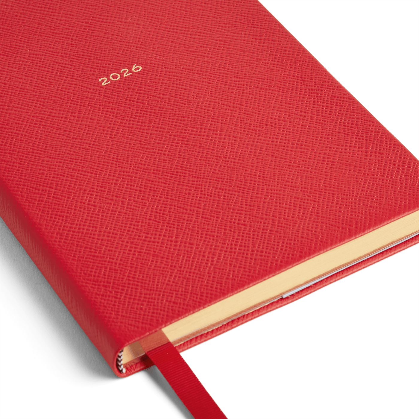 2026 Soho Daily Diary in Red