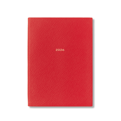 2026 Soho Daily Diary in Red