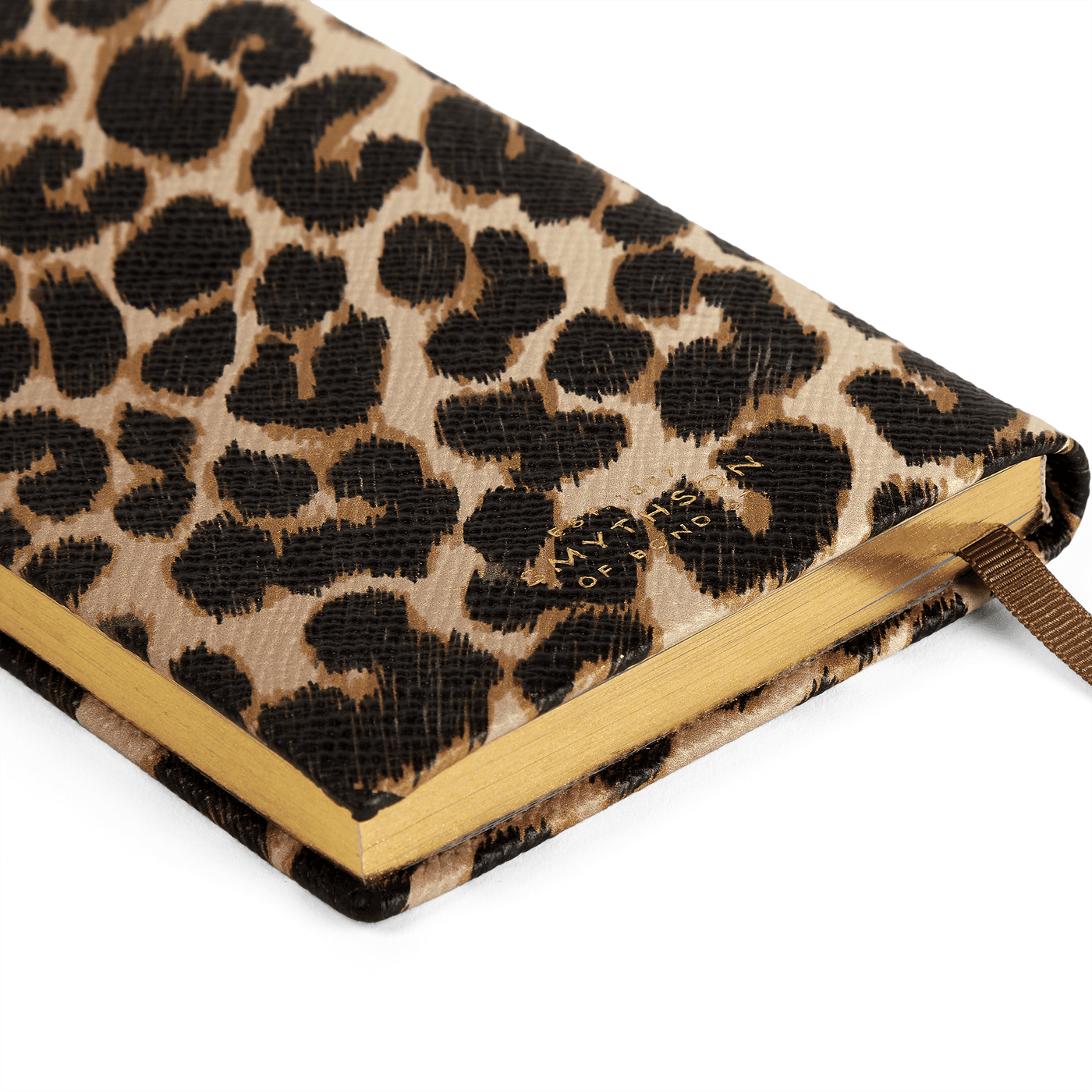 2026 Panama Leather Weekly Diary in Leopard