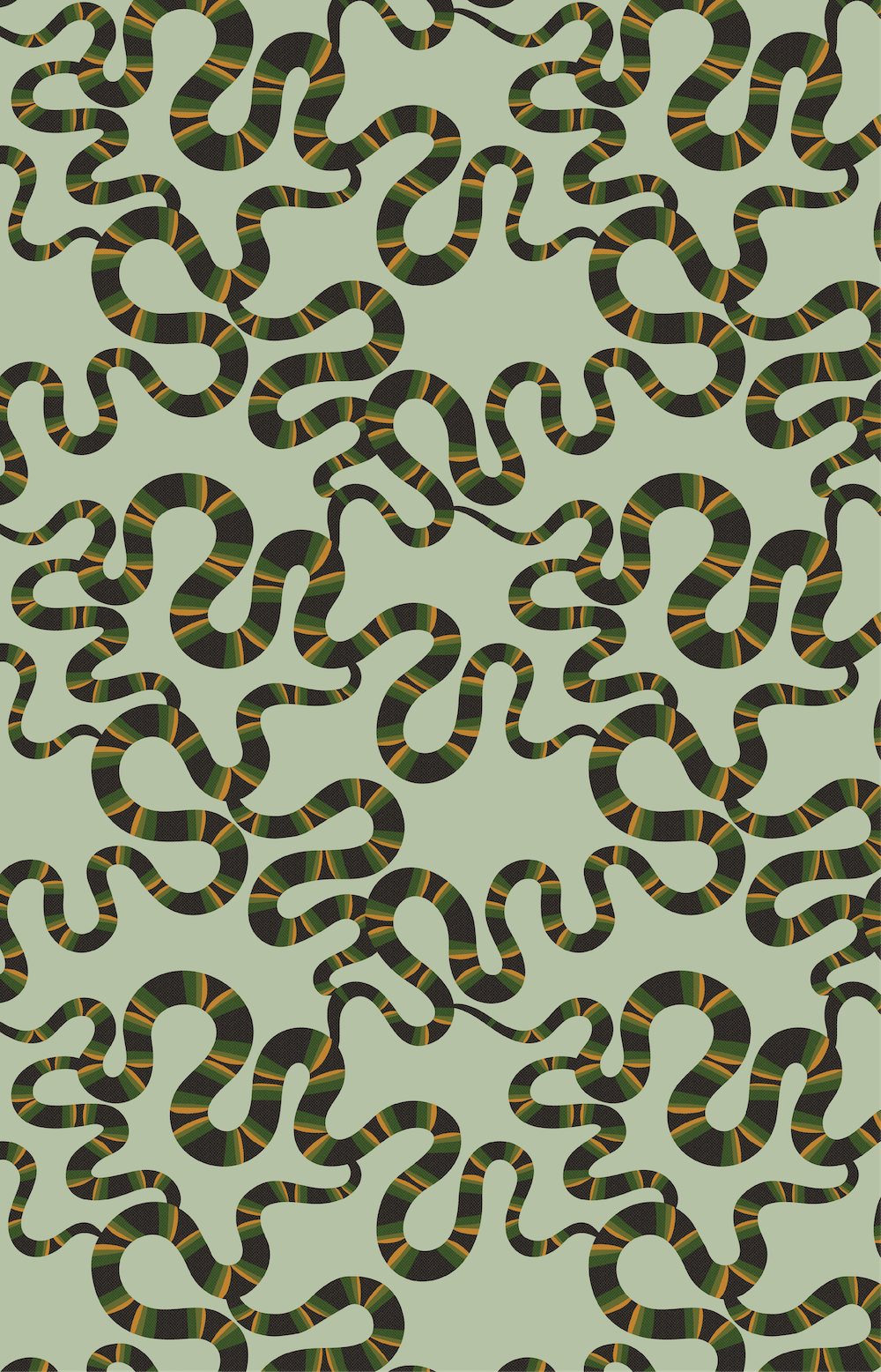Medusa Tablecloth in Celadon