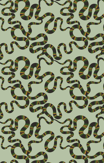Naga Tablecloth in Celadon