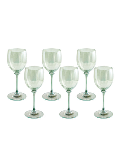 Riflesso Wine Glass Set in Green
