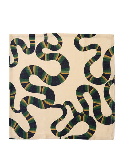 Naga Set of Four Napkins in Ecru