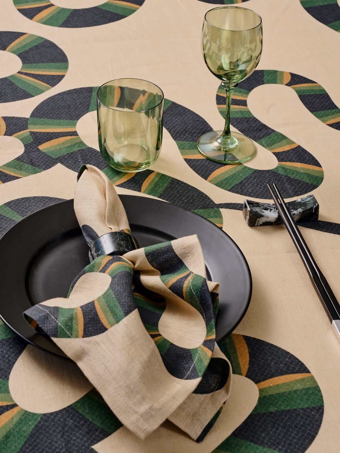 Naga Set of Four Napkins in Ecru