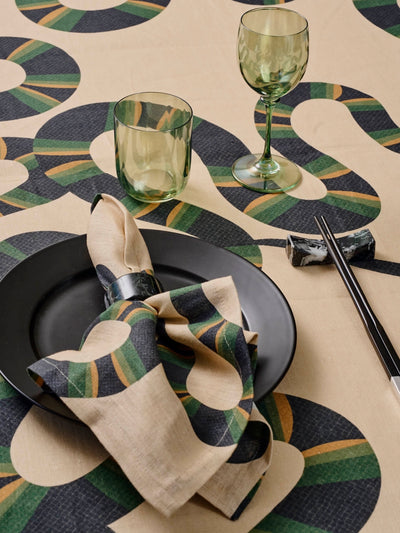 Naga Set of Four Napkins in Ecru