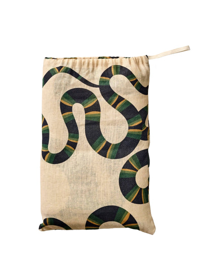 Naga Round Tablecloth in Ecru