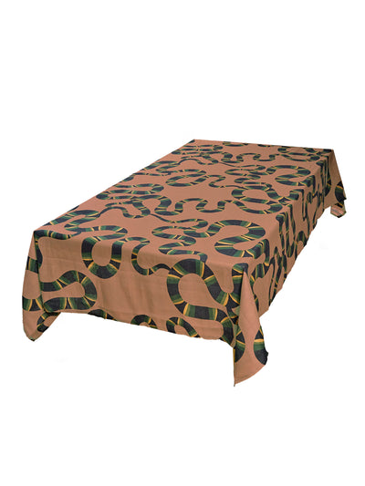 Naga Tablecloth in Rust