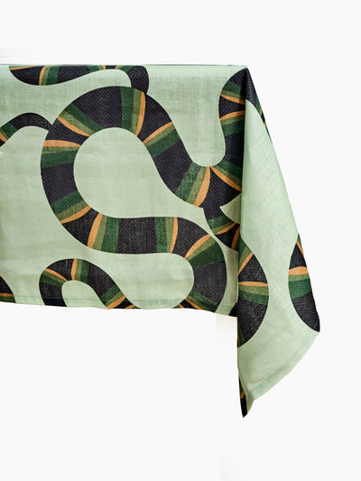 Naga Tablecloth in Celadon