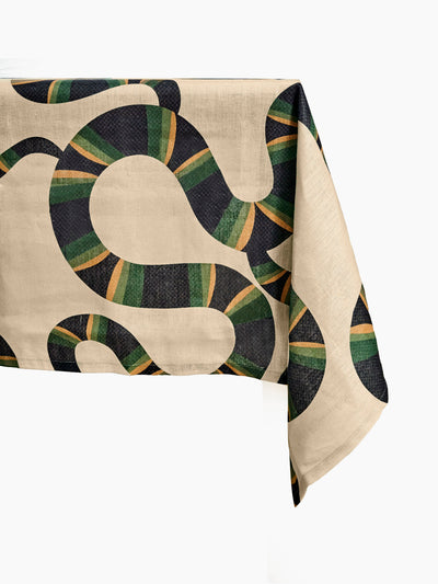 Naga Tablecloth in Ecru
