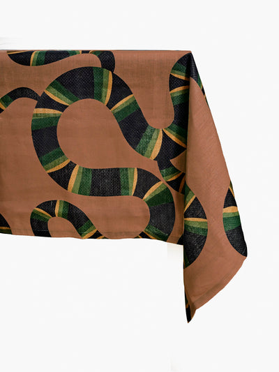 Naga Tablecloth in Rust