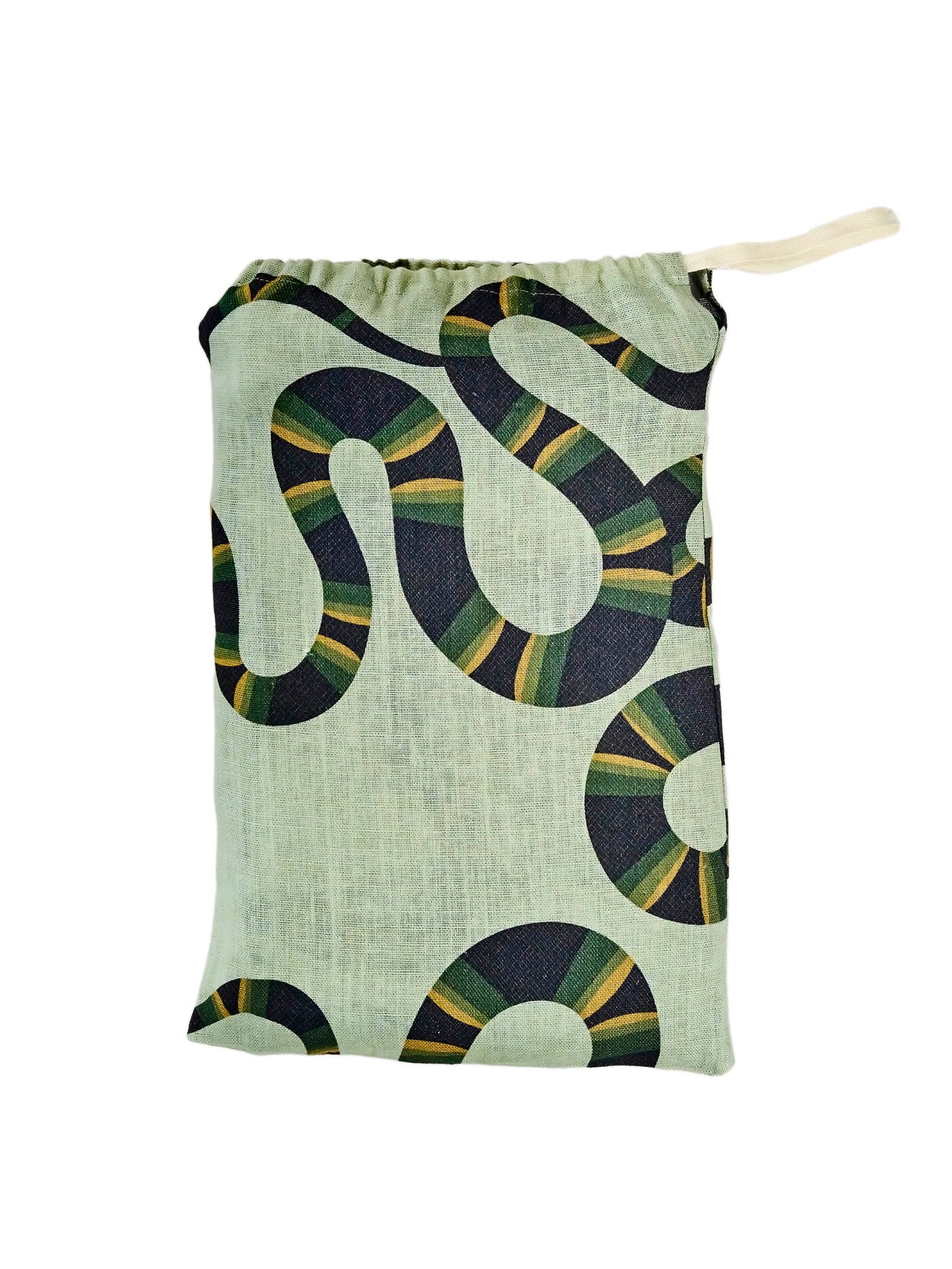 Naga Round Tablecloth in Celadon