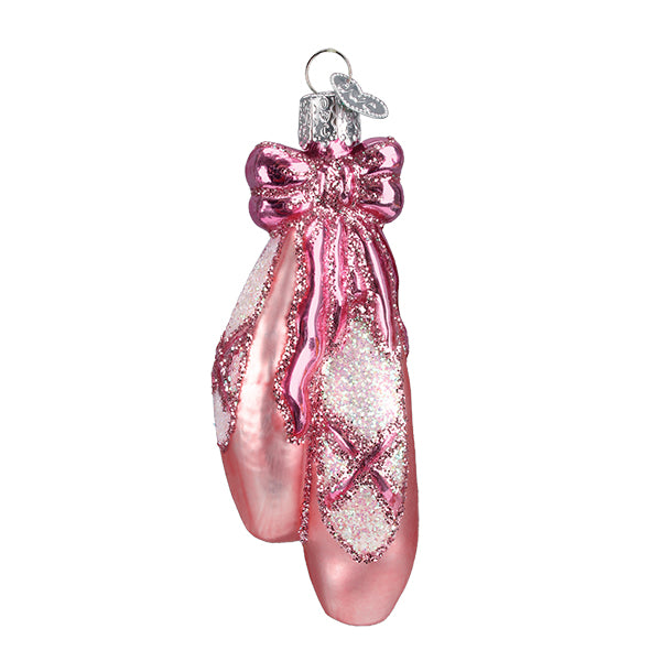 Pair Of Pink Ballet Slippers Ornament