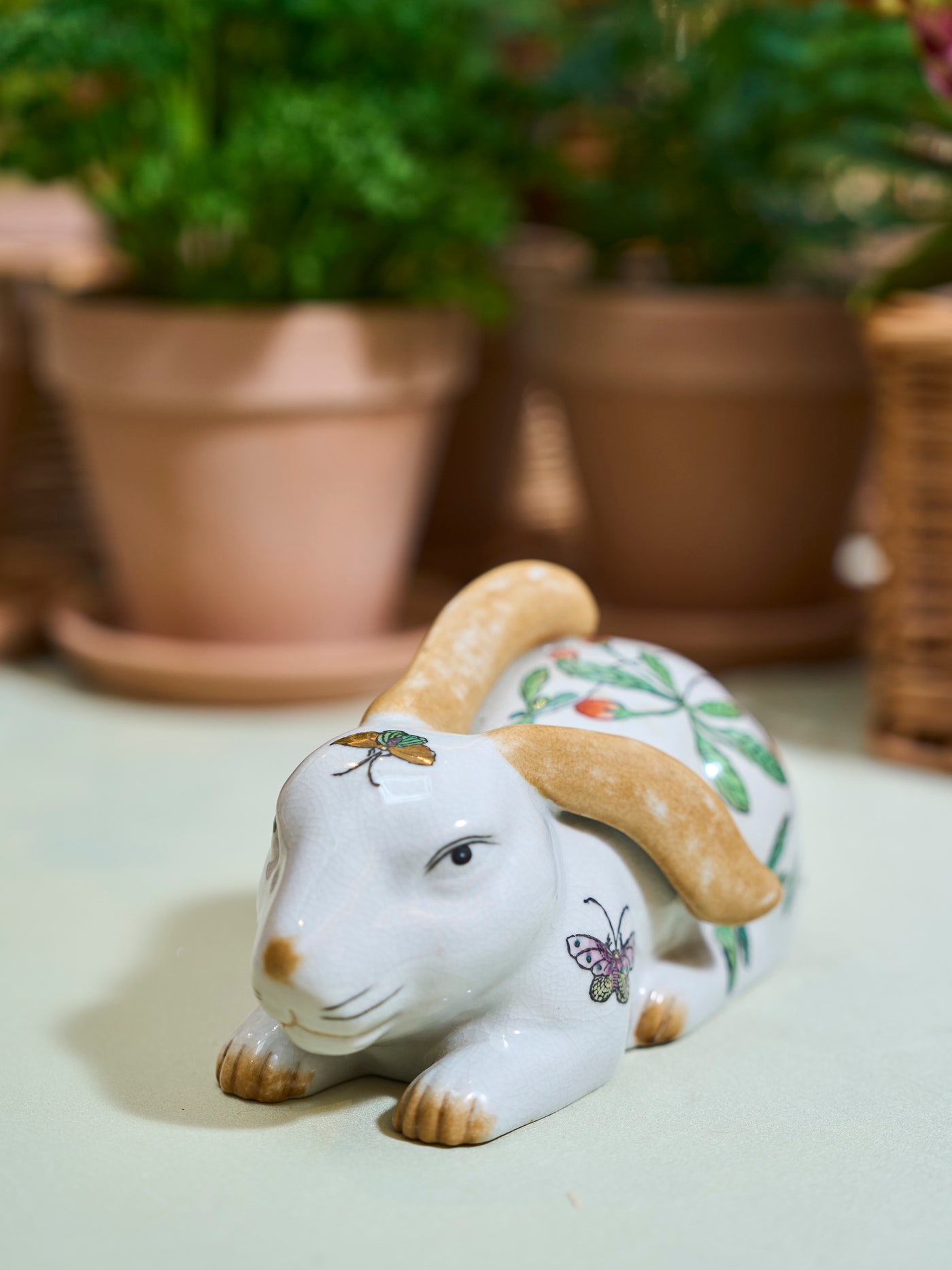 Vintage Ceramic Rabbit Figurine