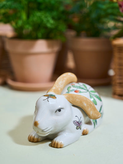 Vintage Ceramic Rabbit Figurine
