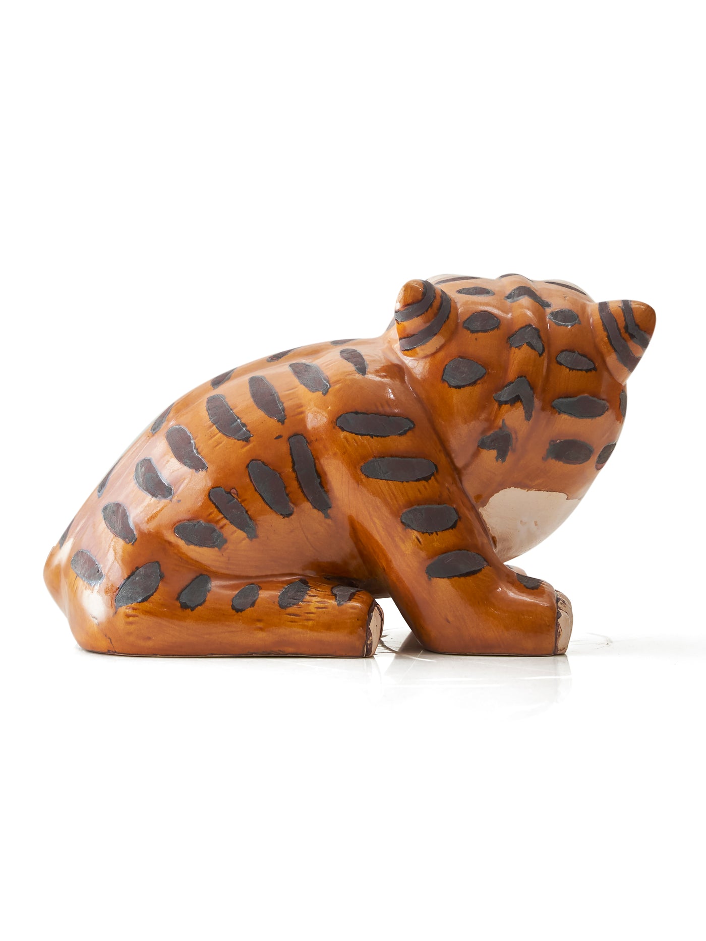 Large Ceramic Tiger Figurine