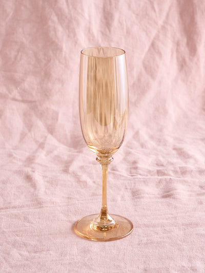 CreArt
Riflesso Champagne Flute Set in Amber