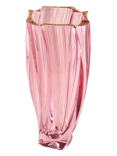 Ca' d'Oro Crystal Vase in Berry