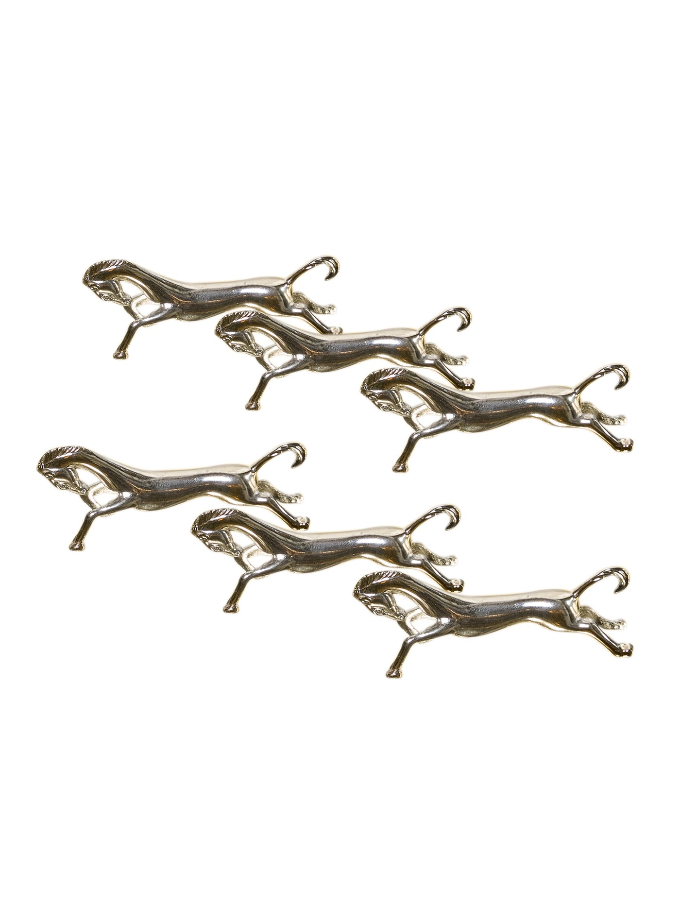 Set of Six Horse Cutlery Rests