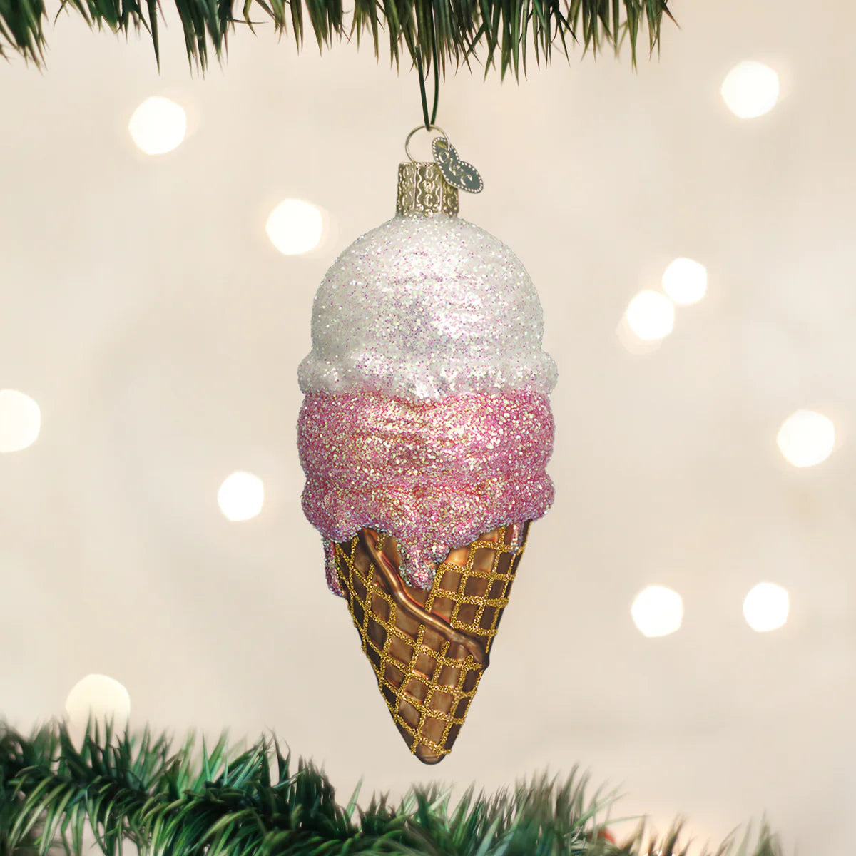 Ice Cream Cone Ornament