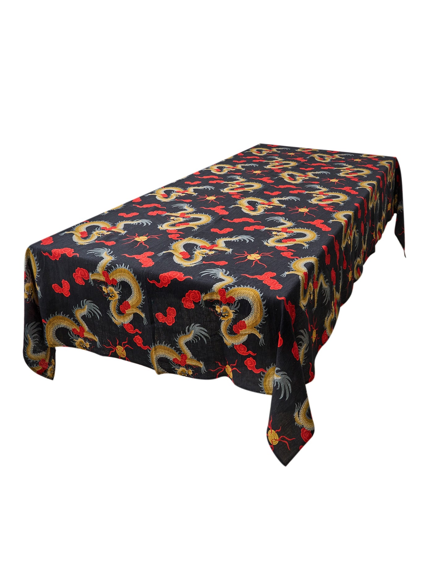 Kowloon Tablecloth in Onyx