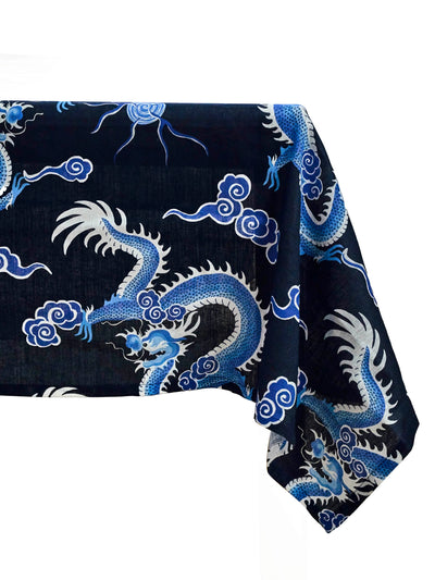 Kowloon tablecloth in Navy