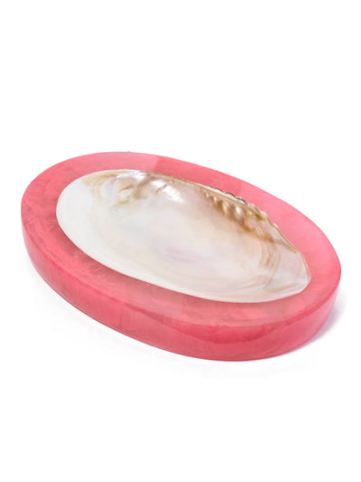 Large Caviar Dish in Pink