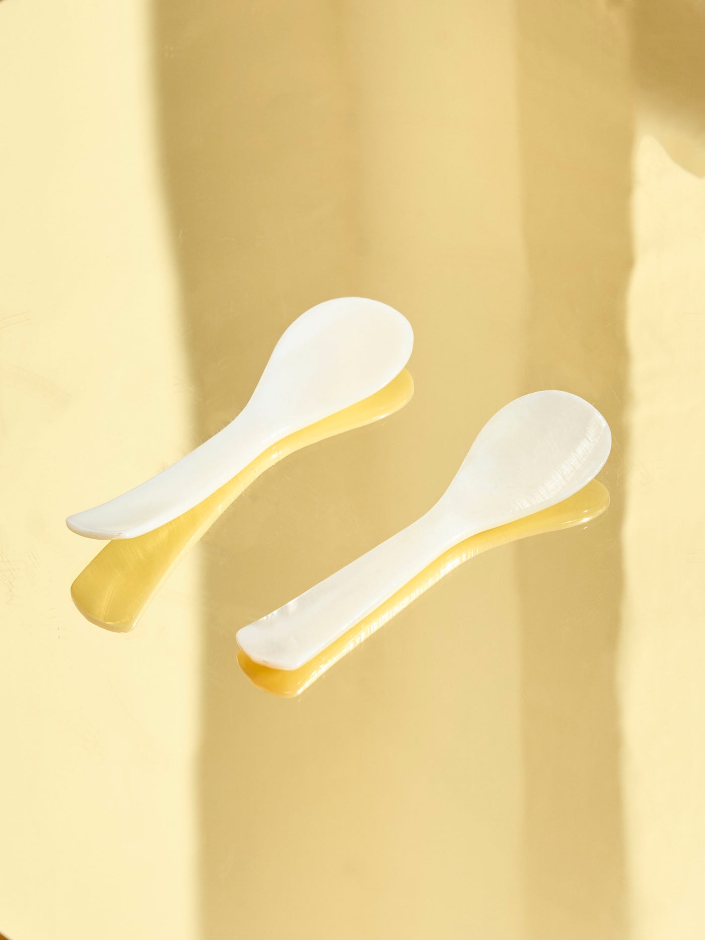 Mother of Pearl Caviar Spoons Set of Two