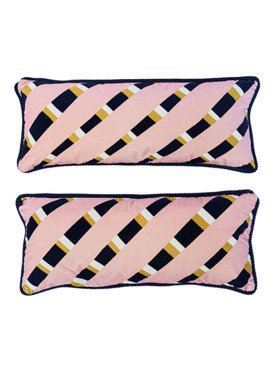 Pair of Pierre Frey India Mahdavi Stripes Pillows