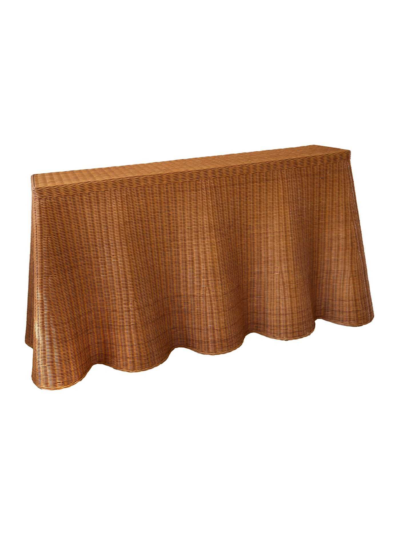 Rattan Wave Console Table | Permanent Resident