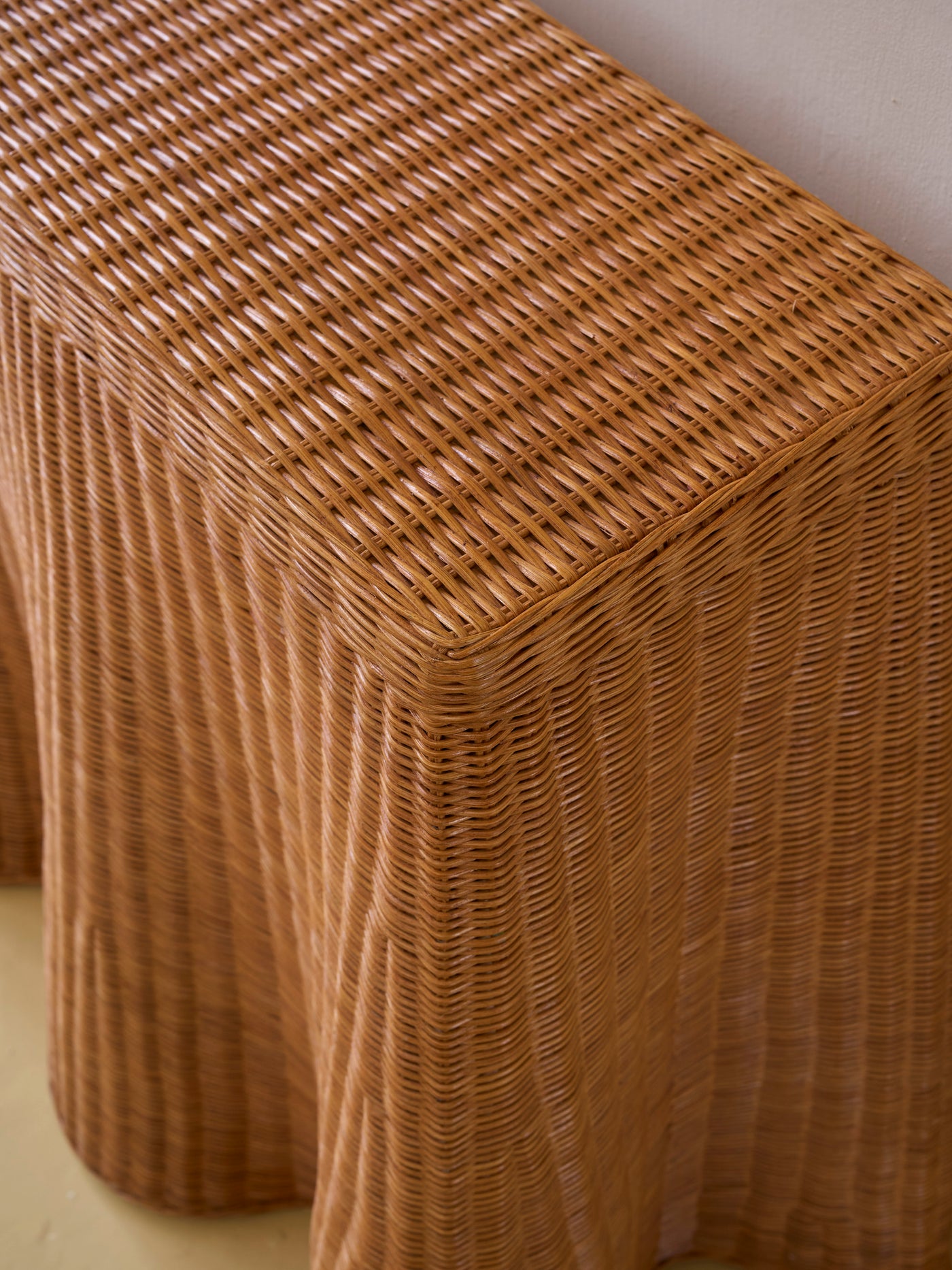 Rattan Wave Console Table | Permanent Resident