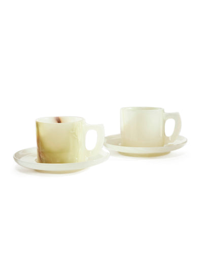 Set of Two Onyx Espresso Cups