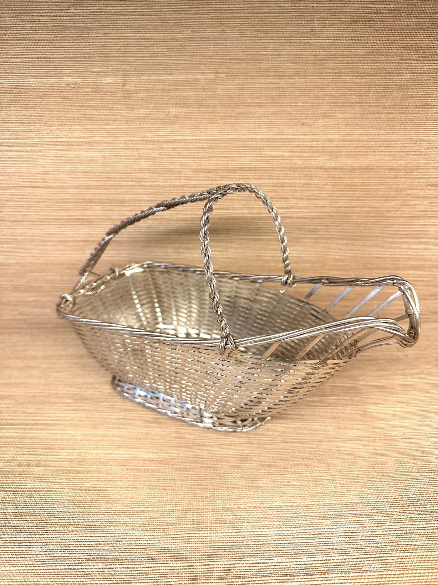 Silver Wine Basket