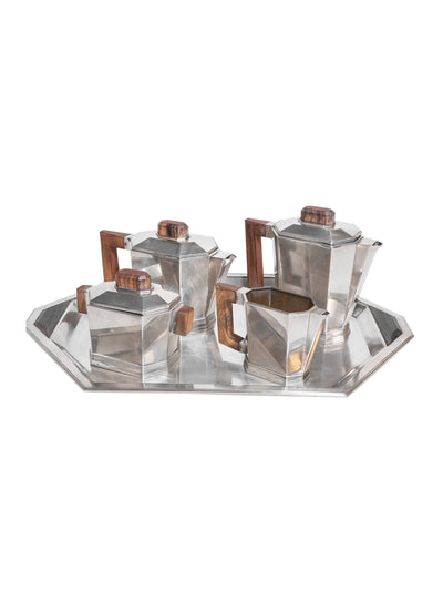 Silver Art Deco Coffee Service Set