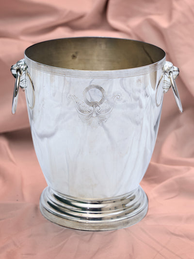 Silver Engraved Champagne Bucket