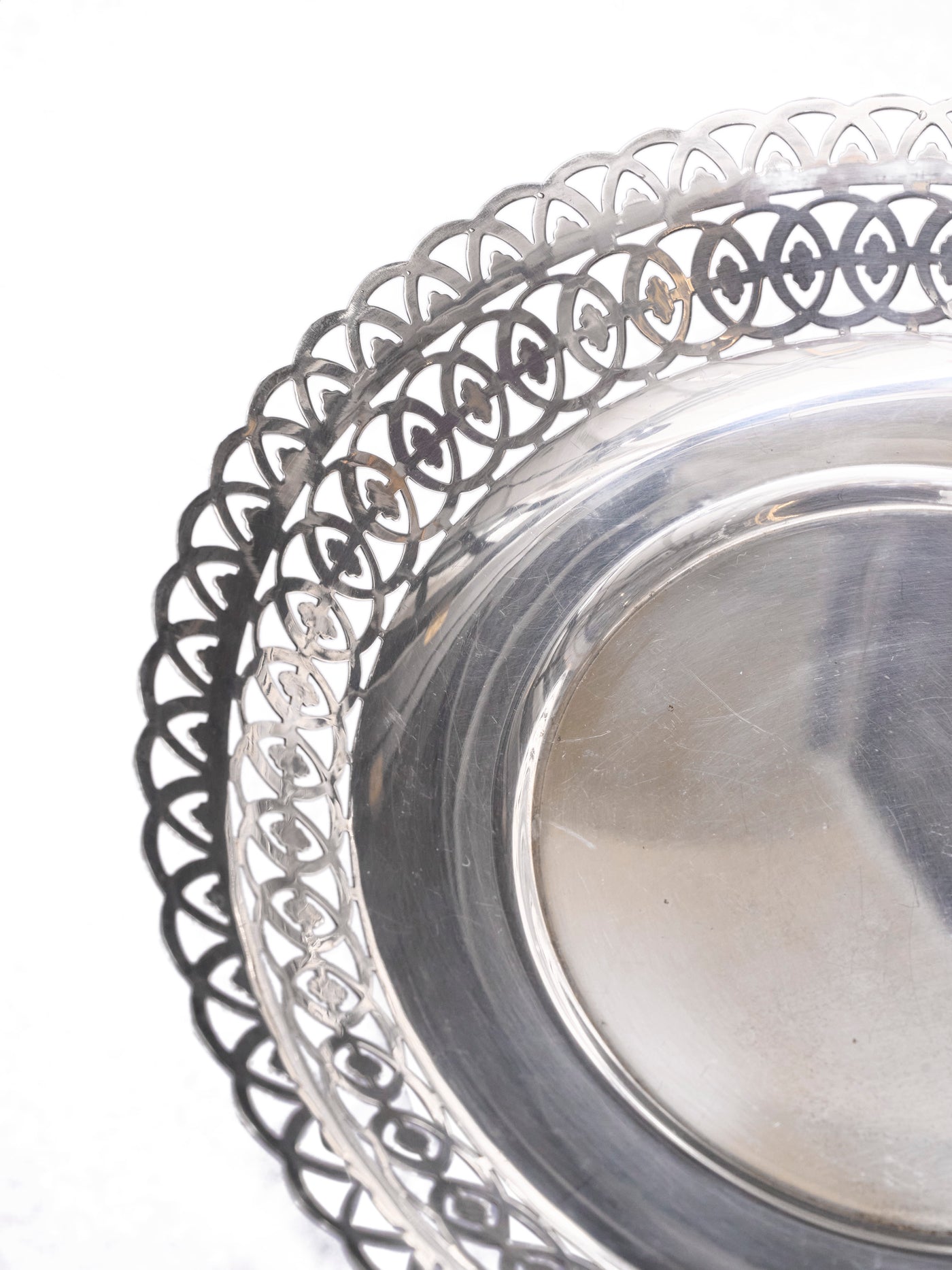 Silver Lattice Tray