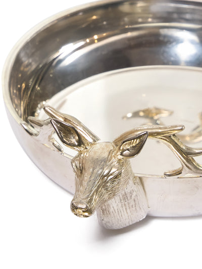 Silver Reindeer Dish