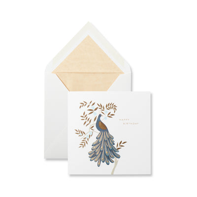 Smythson
Birthday Peacock Greeting Card
