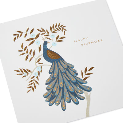 Smythson
Birthday Peacock Greeting Card