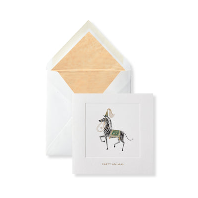 Smythson
Birthday Zebra Card 