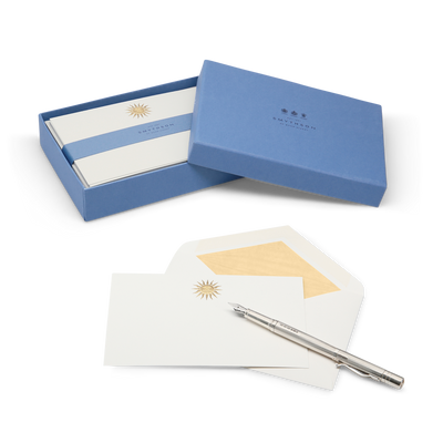 Smythson
Iconic Sun Motif Cards Set of Ten