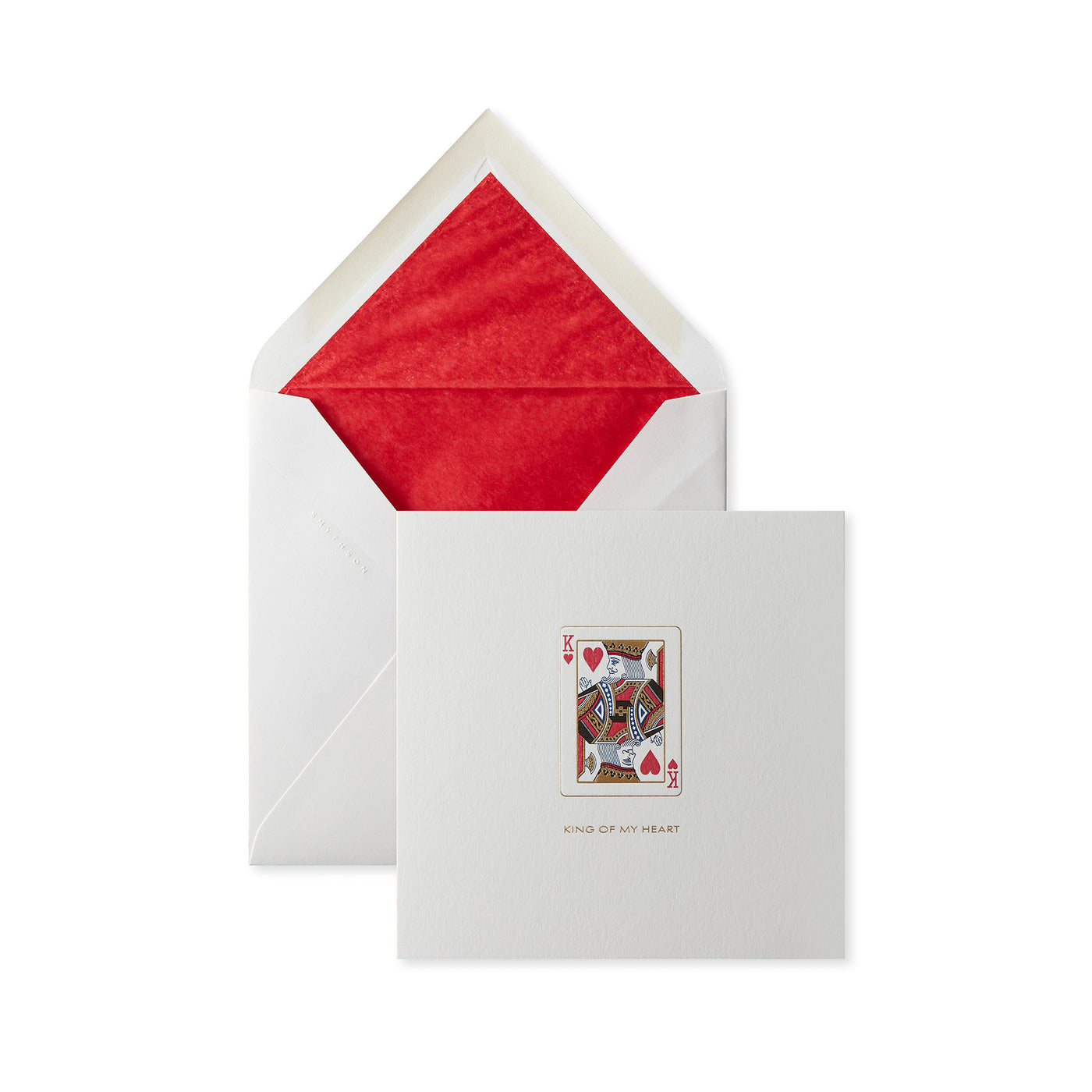 Smythson King of My Heart Card