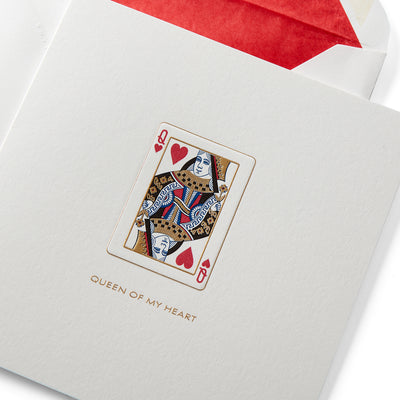 Smythson
Queen of My Heart Card