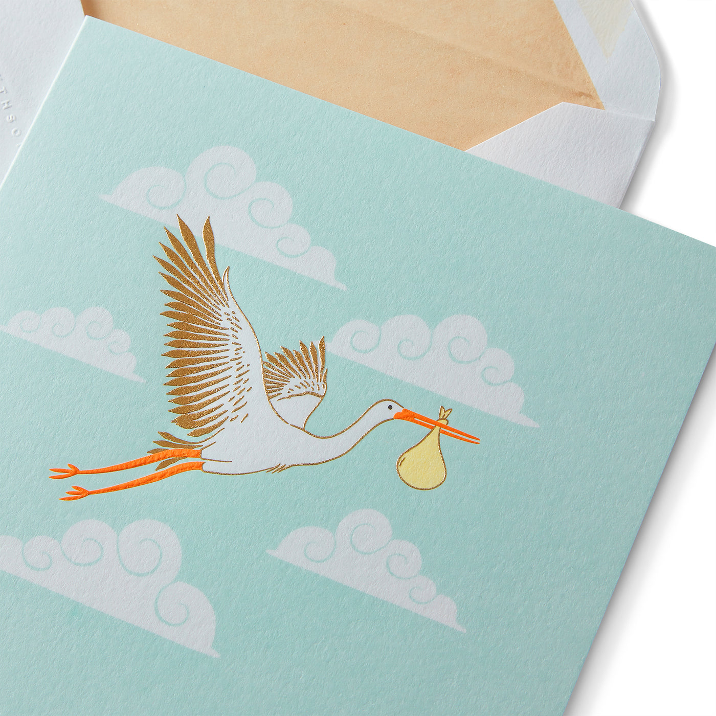 Smythson
Stork Birth Celebration Card