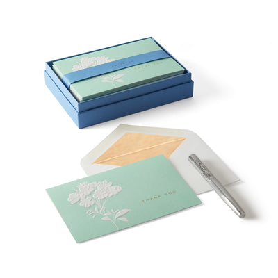 Smythson
Thank You Forget Me Not Cards Set of Ten