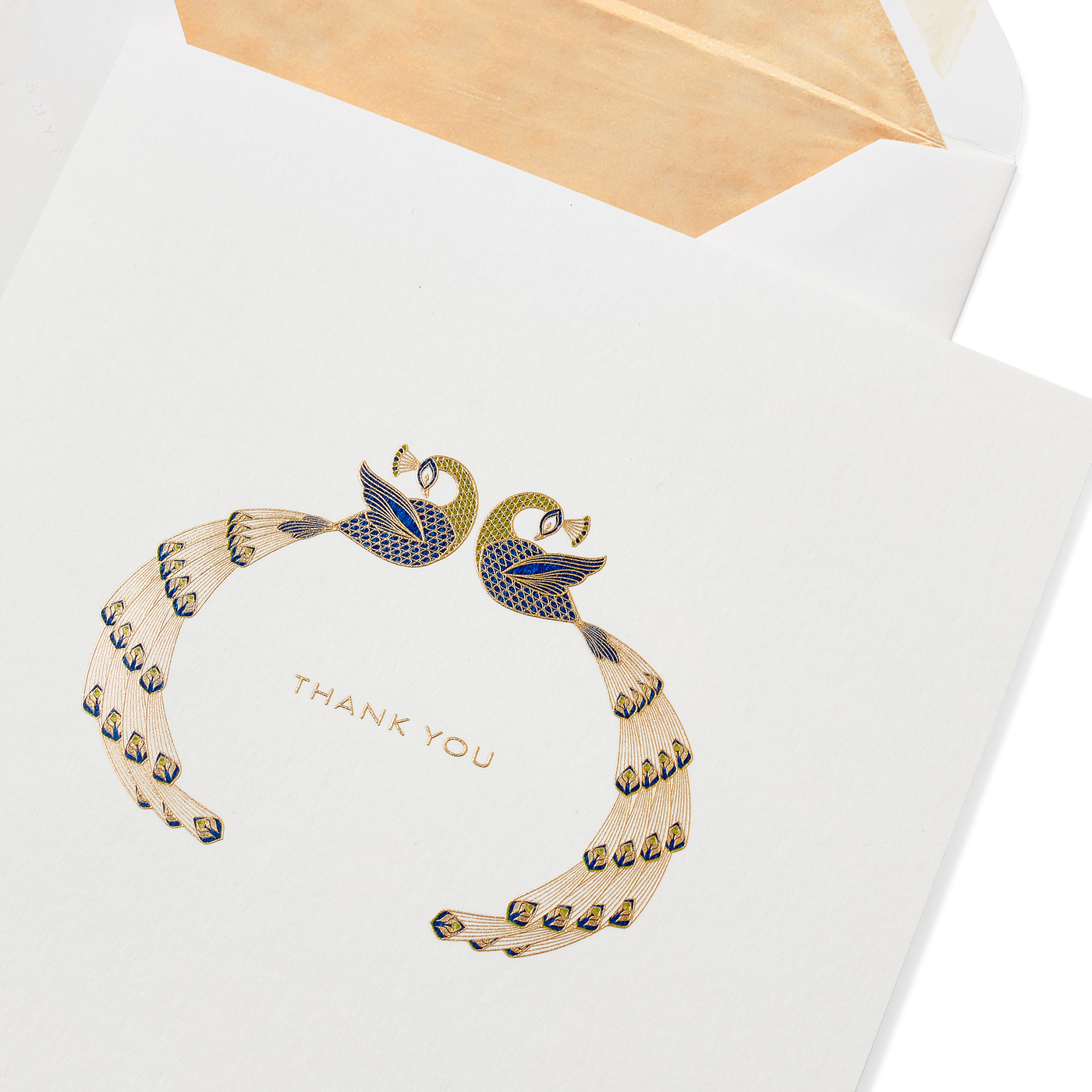 Smythson
Thank You Peacock Card